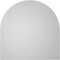 Ekena Millwork Round Top Surface Mount PVC Gable Vent w/ 2"W x 1-1/2"P Brickmould Frame, 16"W x 16"H GVPRT16X1602SN - alternate 5